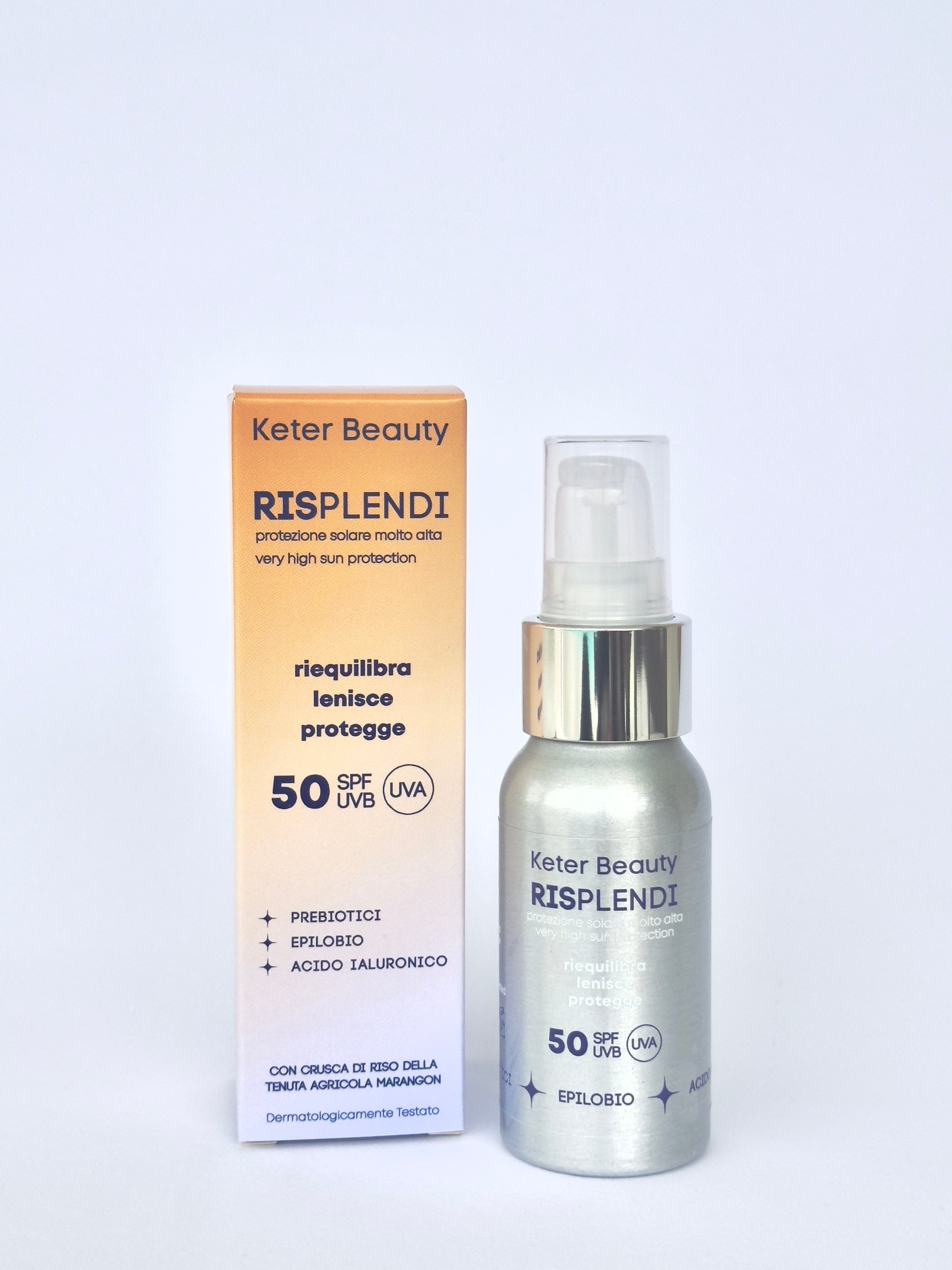 RISPLENDI crema viso con protezione solare SPF50 50ml