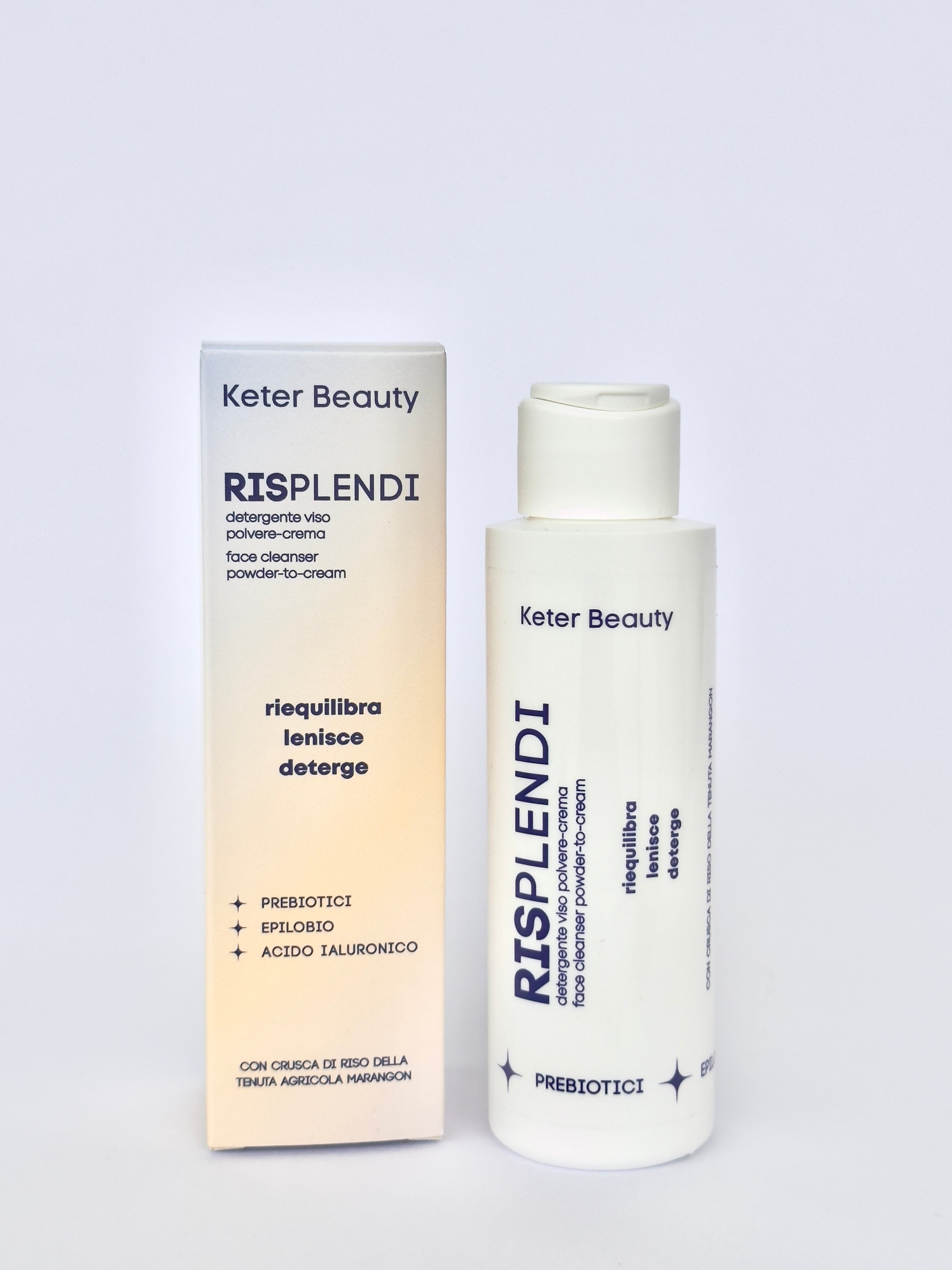 RISPLENDI detergente viso polvere-crema 40g
