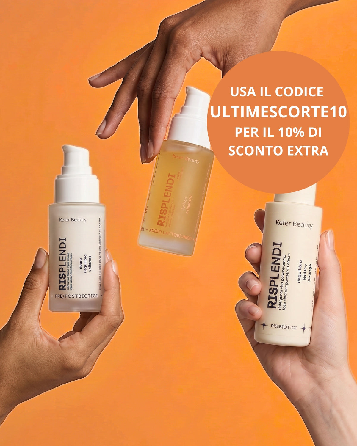 RISPLENDI RESET KIT - Detersione + Trattamento + Idratazione