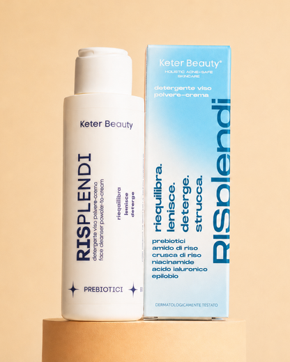 RISPLENDI detergente viso polvere-crema 40g
