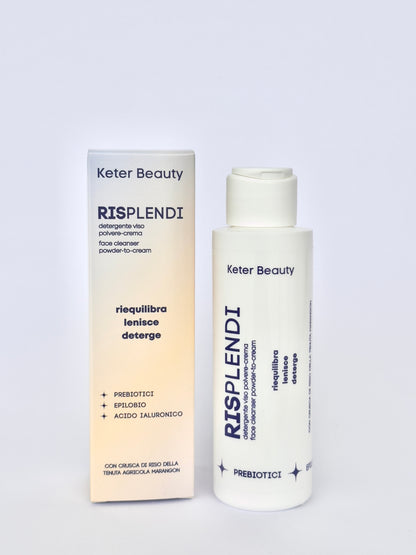 RISPLENDI detergente viso polvere-crema 40g