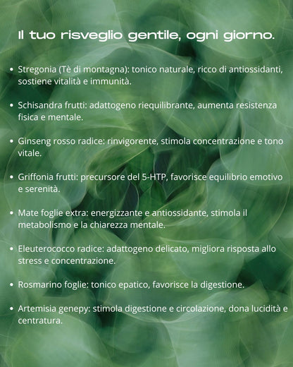 Alba Interiore infuso con adattogeni per energia, ansia e stress