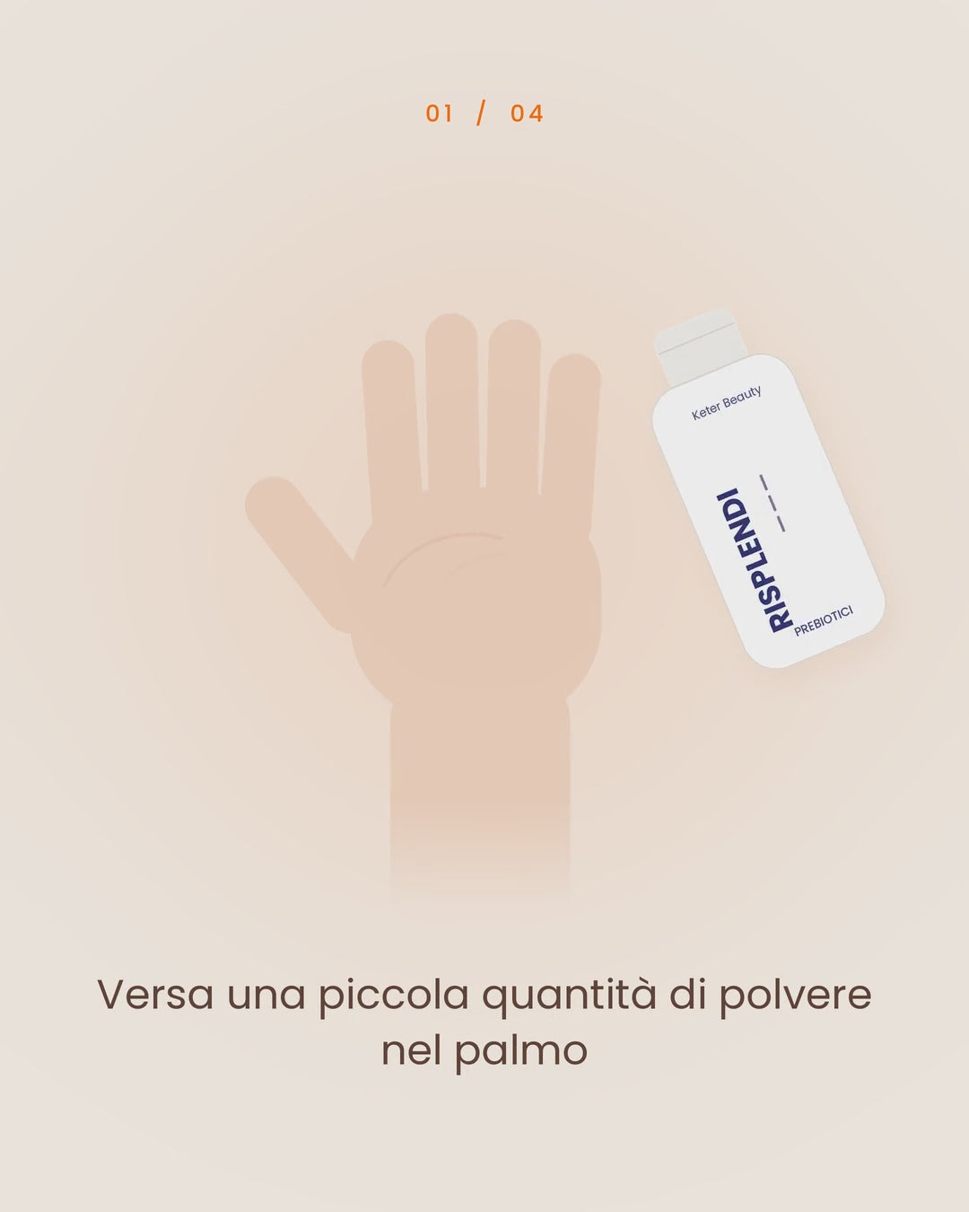 RISPLENDI detergente viso polvere-crema 40g